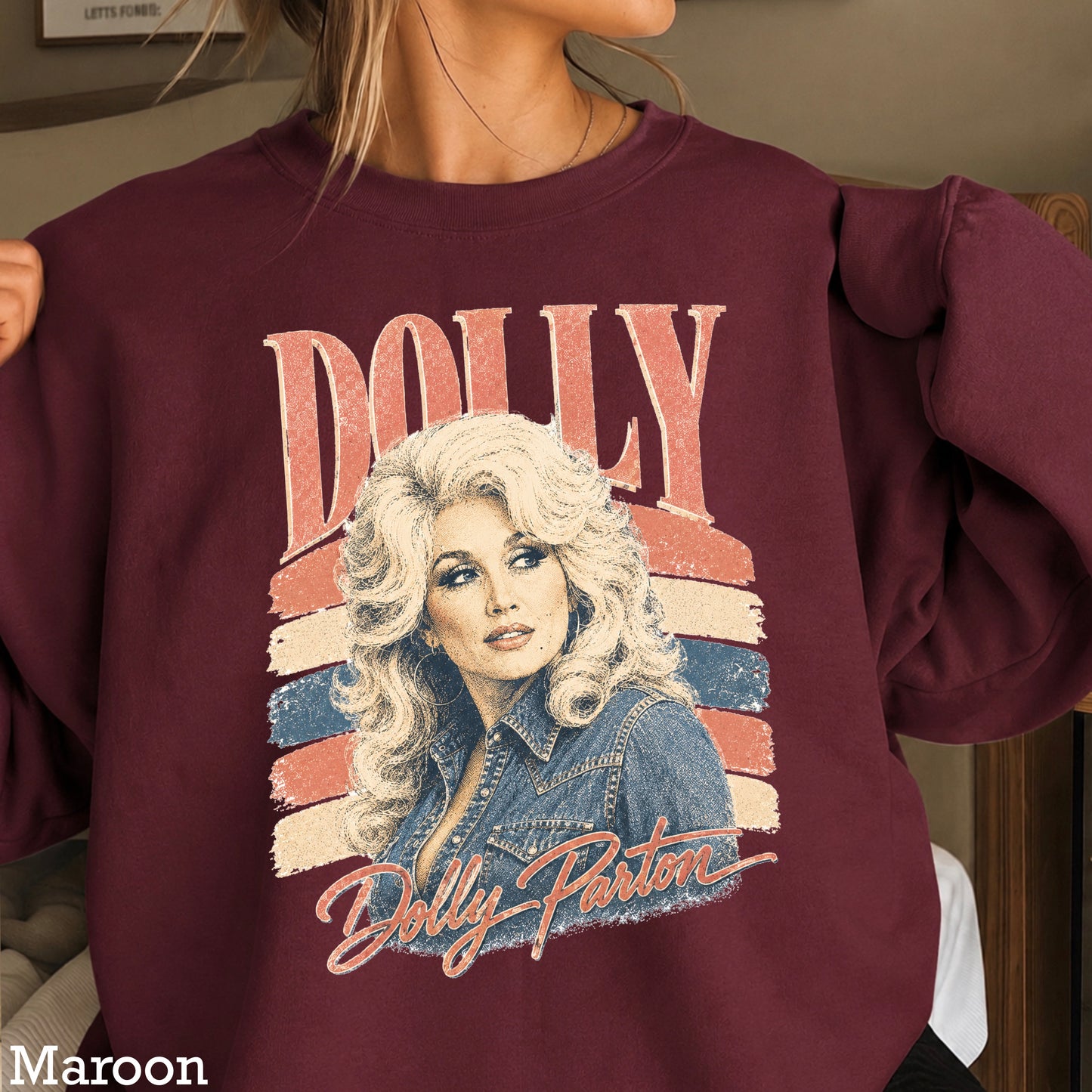 Retro Dolly Crewneck Sweatshirt