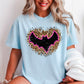 Leopard Bat Halloween Comfort Color Graphic Tee