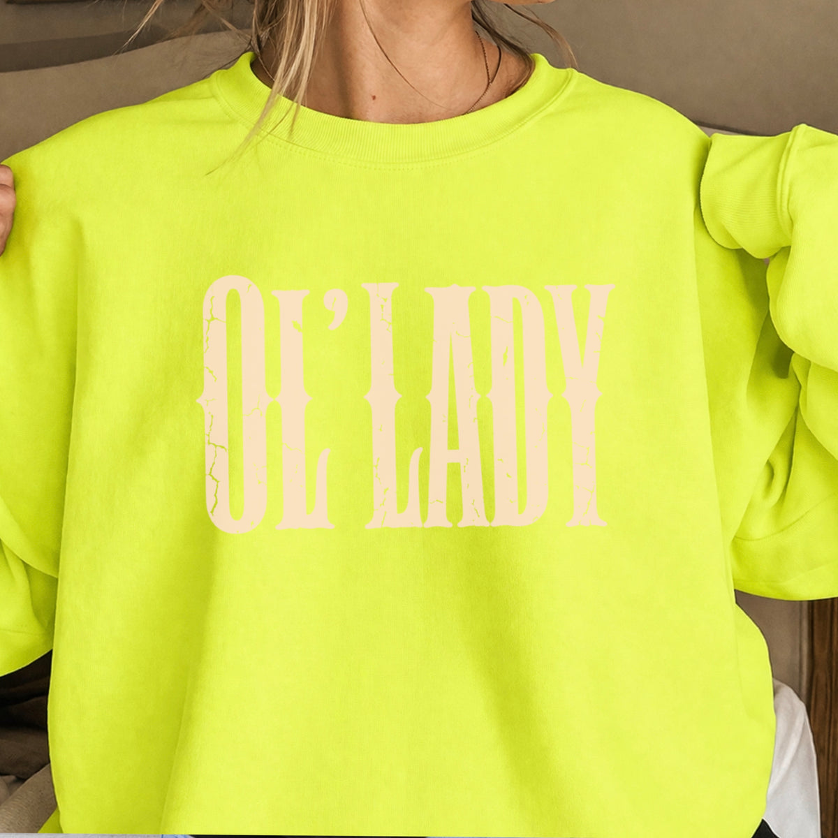 Ol’ Lady Crewneck Sweatshirt