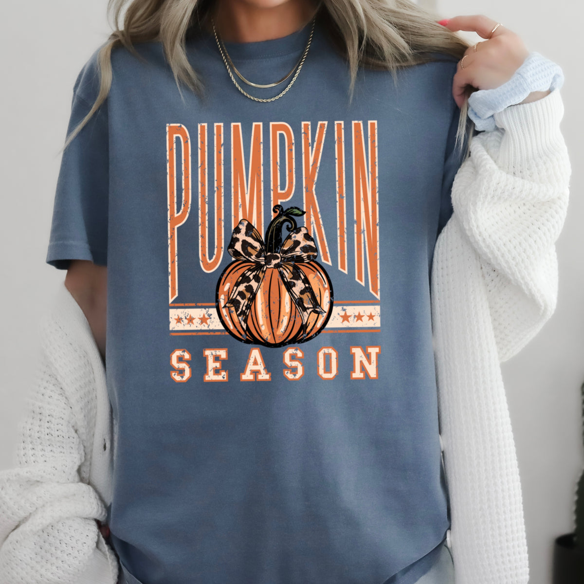 Pumpkin Season Comfort Color Graphic Tee