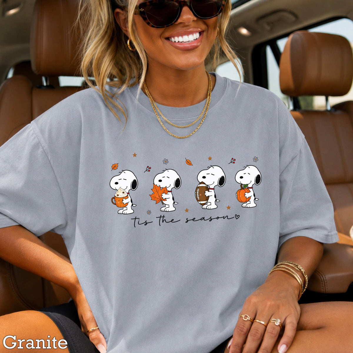 Tis The Season Fall Comfort Color Graphic Tee