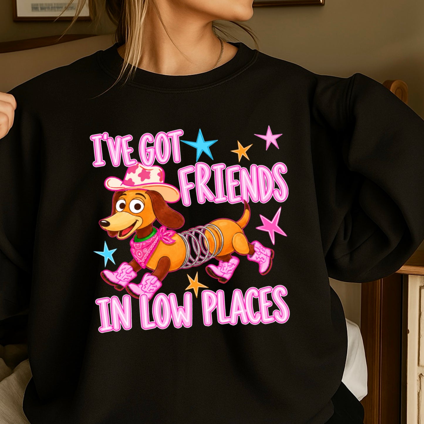 I’ve Got Friends In Low Places Toy Crewneck Sweatshirt