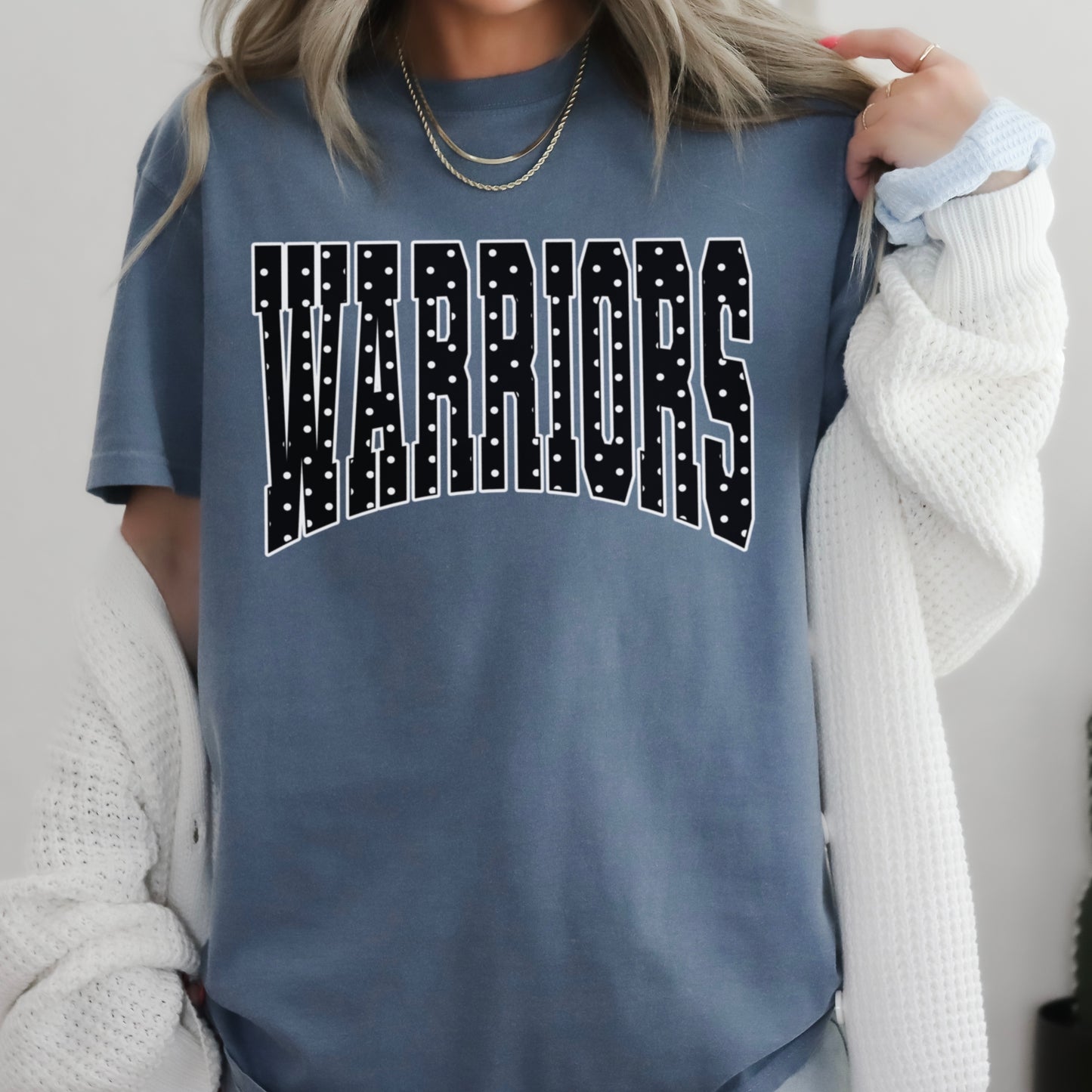 Warriors Comfort Color Graphic Tee