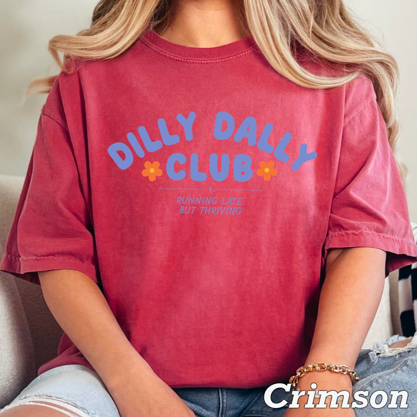 Dilly Dally Club Comfort Color Graphic Tee