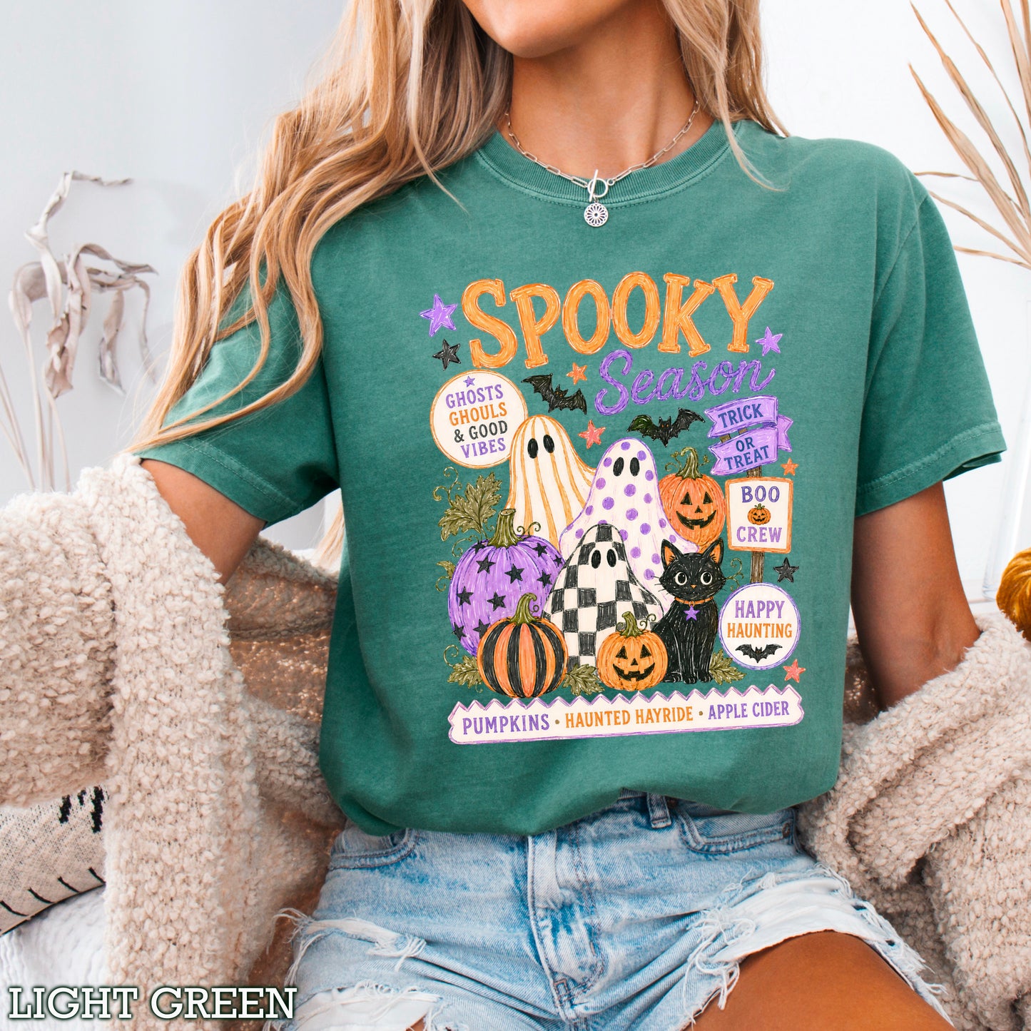 Spooky Season Comfort Color Graphic Tee