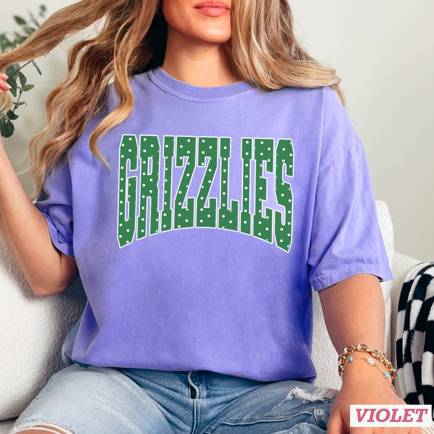 Grizzlies Comfort Color Graphic Tee