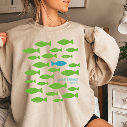 Called To Be Different Christian Crewneck Sweatshirt