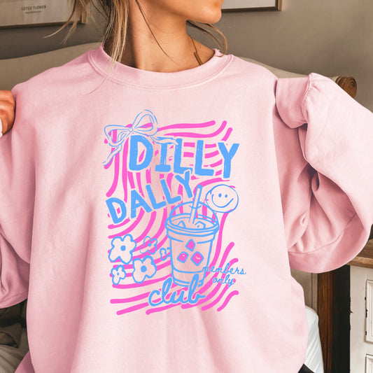 Dilly Dally Club Crewneck Sweatshirt