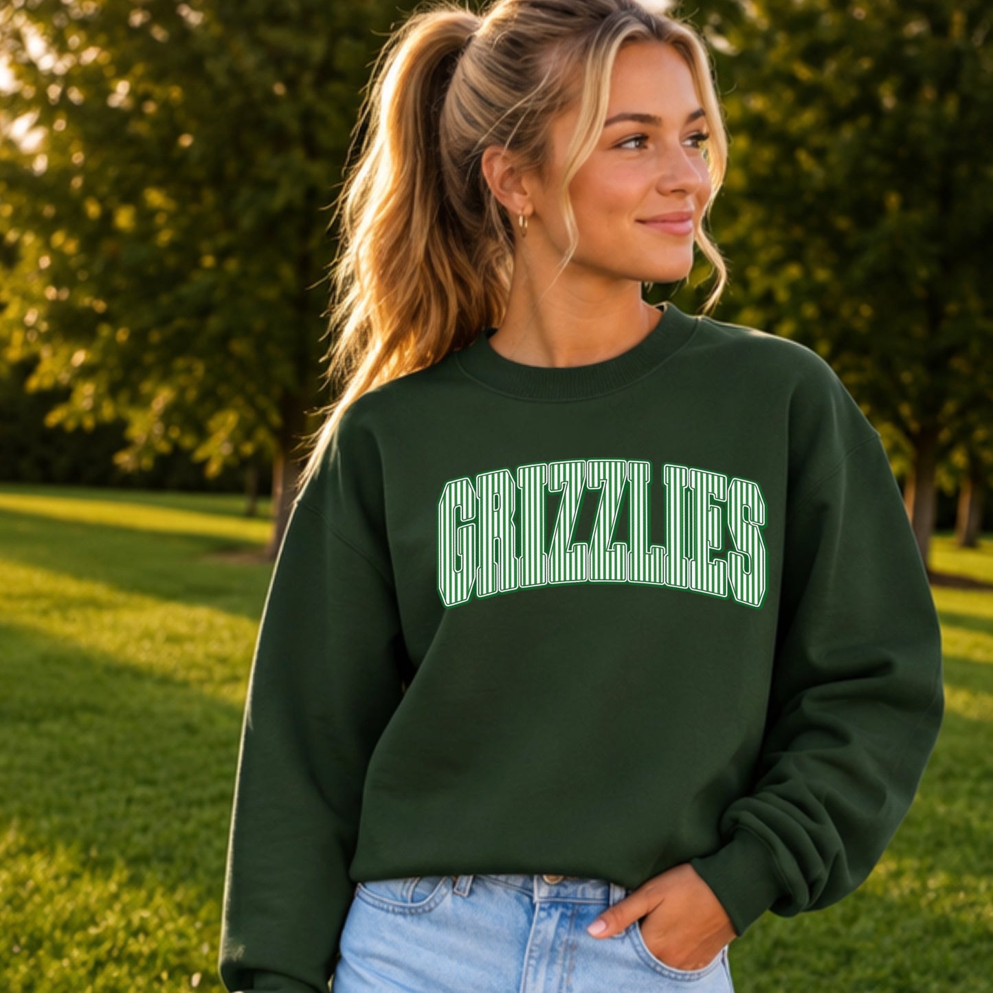 Grizzlies Youth Crewneck Sweatshirt