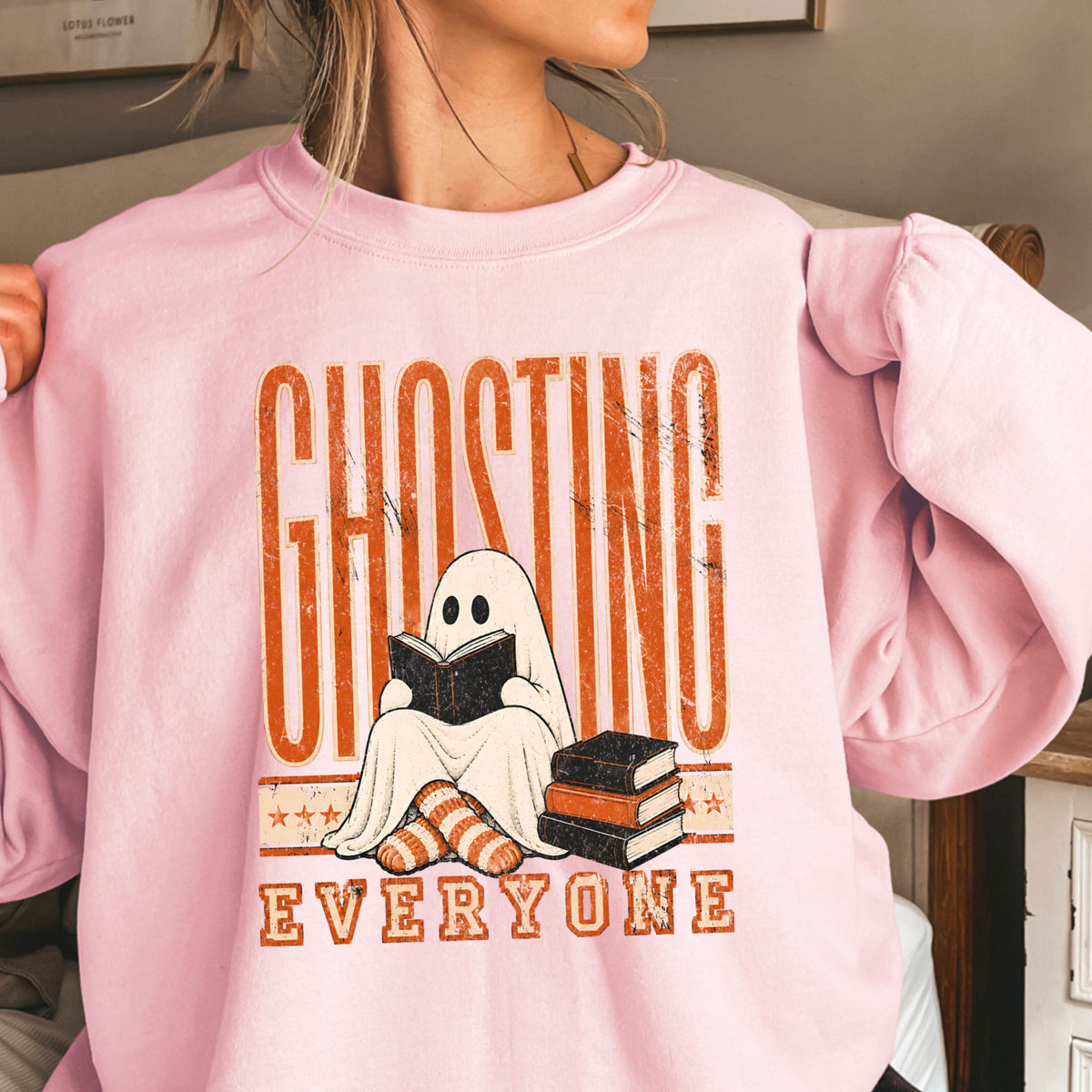 Ghosting Everyone Halloween Sweatshirt