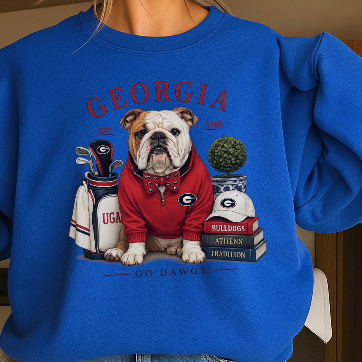 Red & Black Traditions Crewneck Sweatshirt