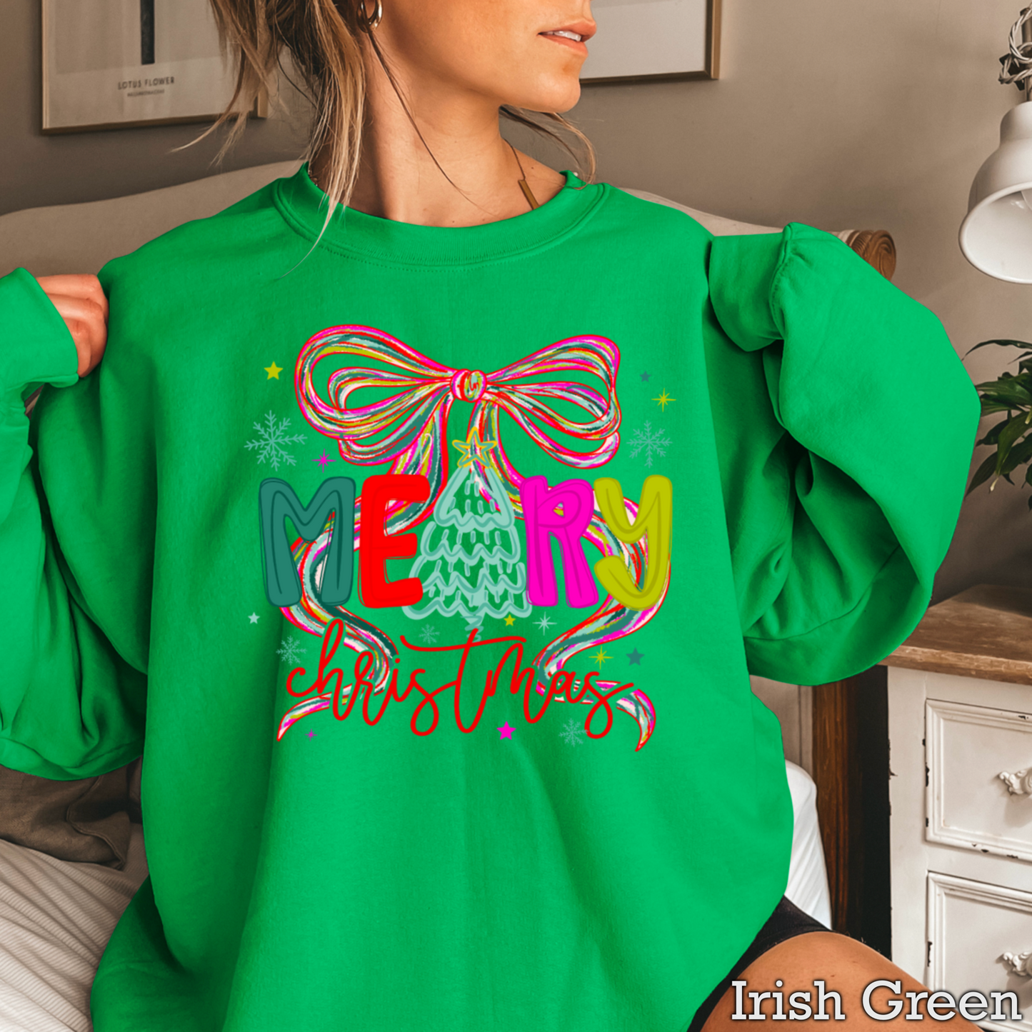 Merry Christmas Crewneck Sweatshirt