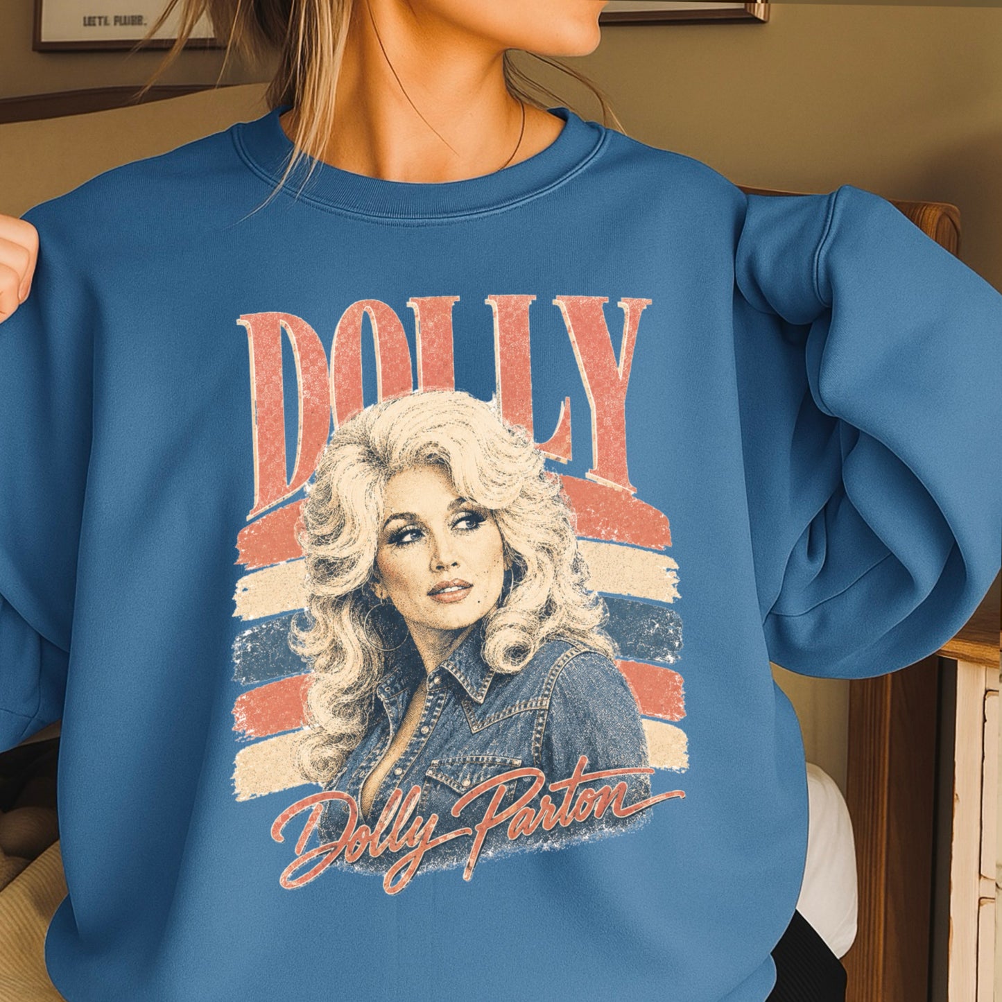 Retro Dolly Crewneck Sweatshirt