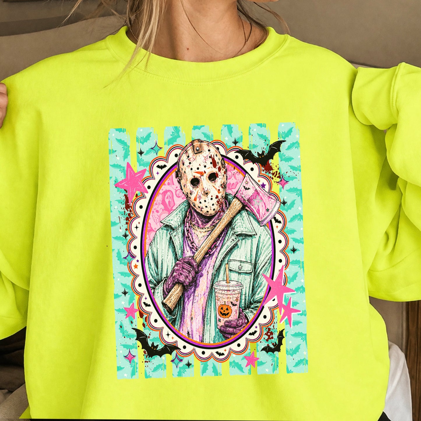 Horror Film Character Crewneck Sweatshirt