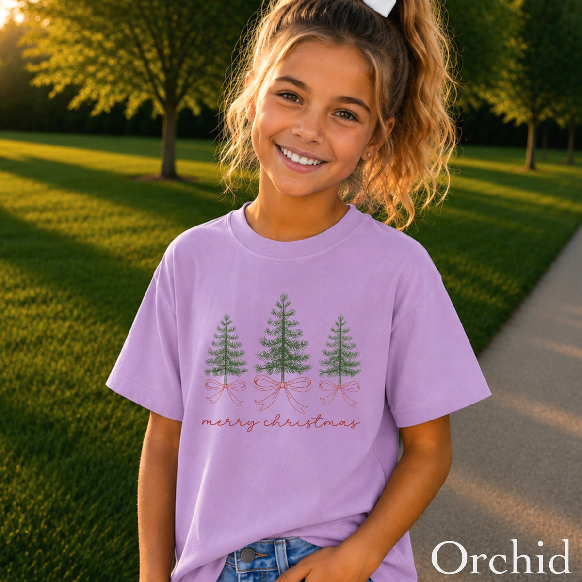 Merry Christmas Youth Comfort Color T-Shirt