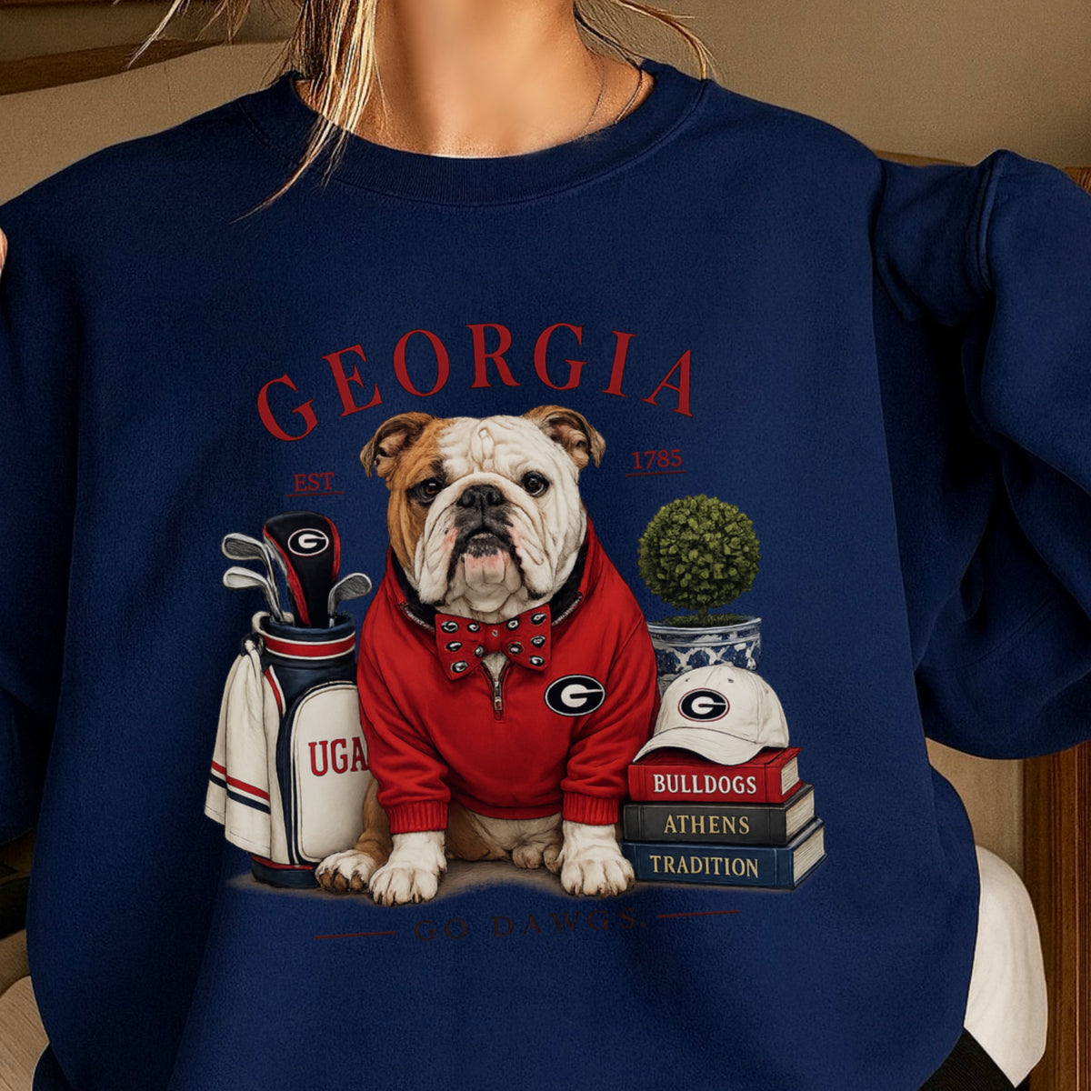 Red & Black Traditions Crewneck Sweatshirt