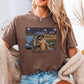 I Live Here Now Raccoon Baseball Comfort Color Graphic Tee