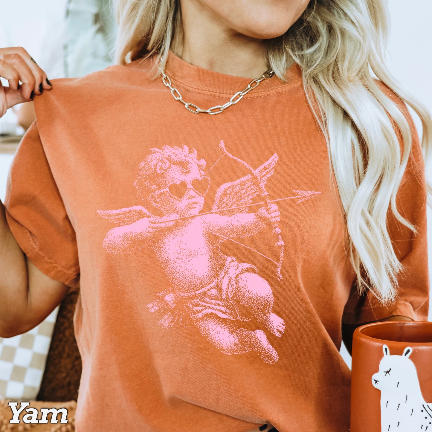 Halftone Valentine’s Day Comfort Color Graphic Tee