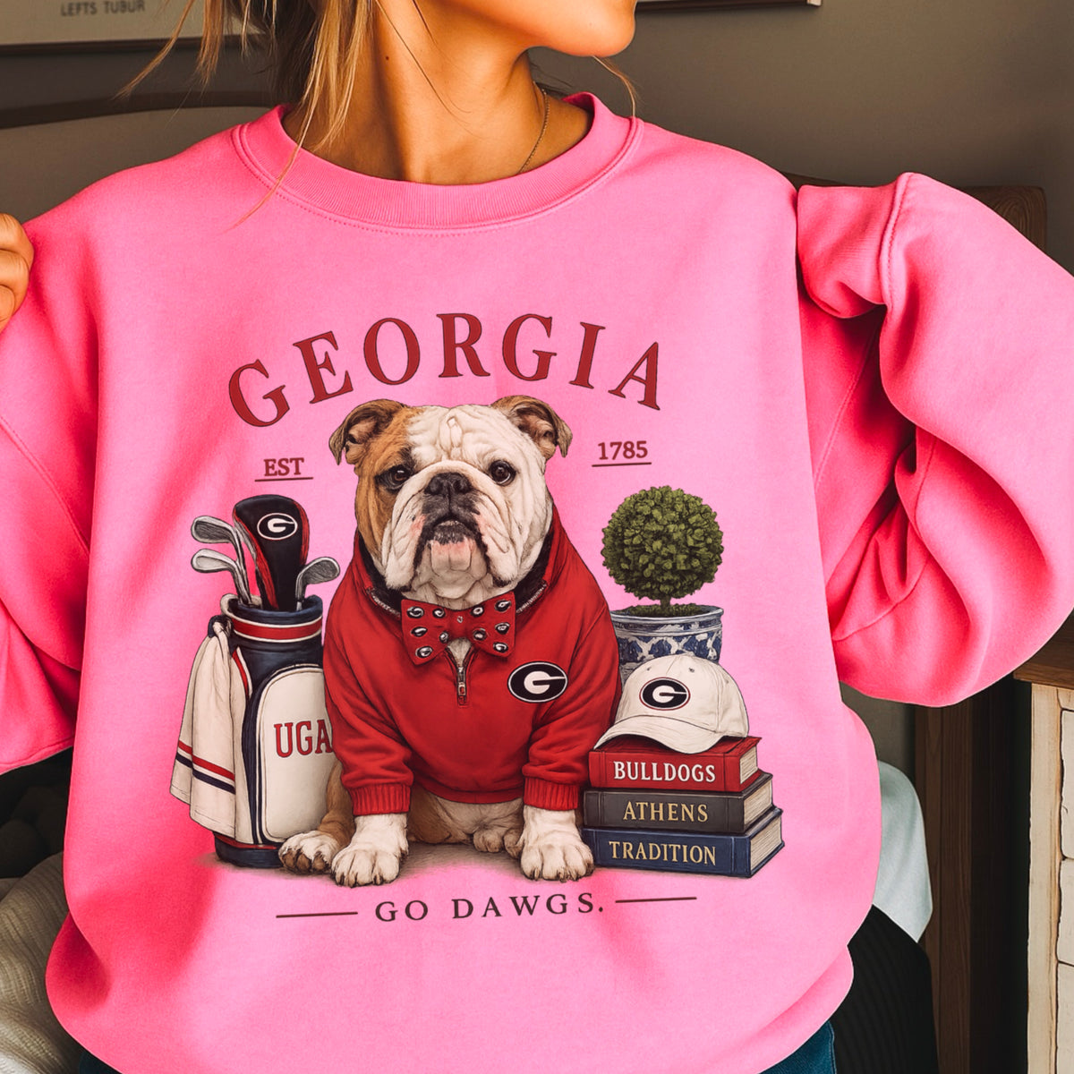 Red & Black Traditions Crewneck Sweatshirt