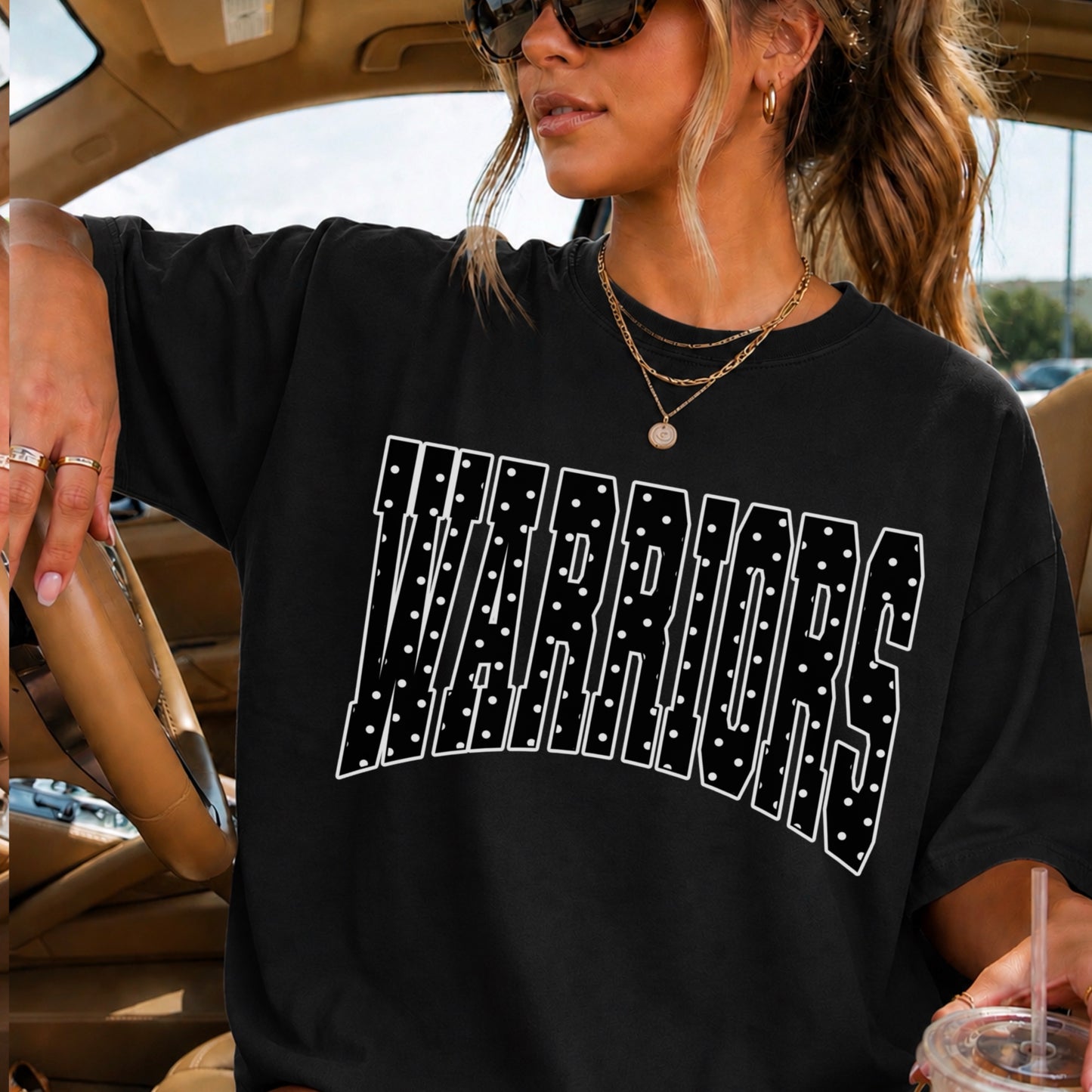 Warriors Comfort Color Graphic Tee