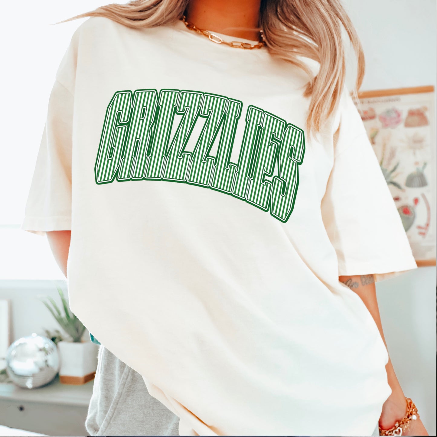 Grizzlies Comfort Color Graphic Tee