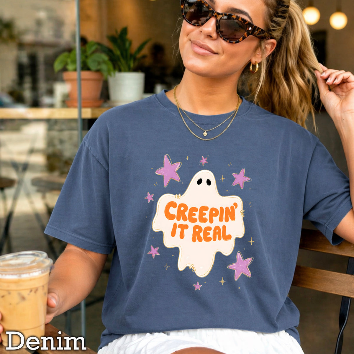 Creepin It Real Comfort Color Graphic Tee