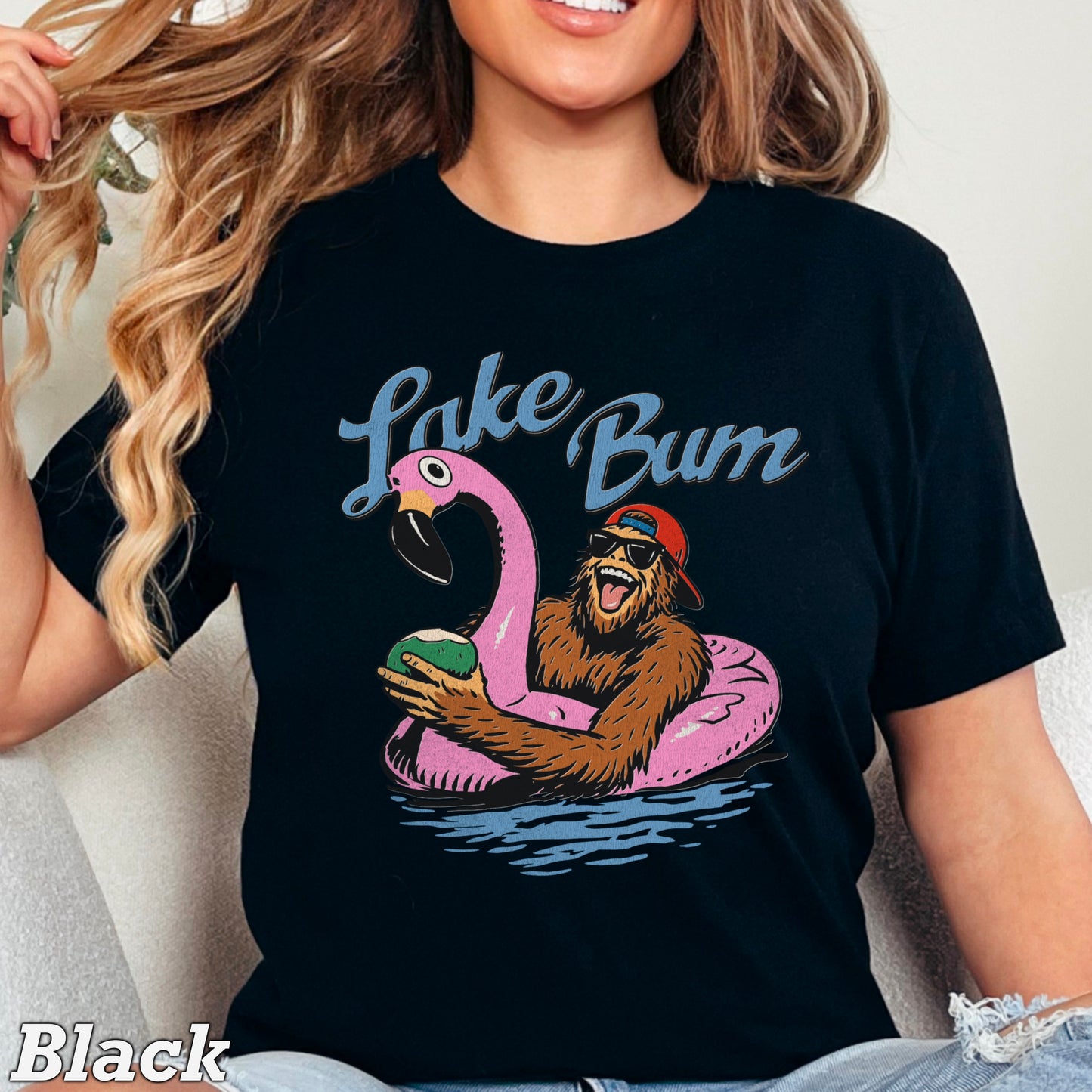 Lake Bum Comfort Color Graphic Tee