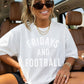 Fridays And Football Comfort Color Graphic Tee