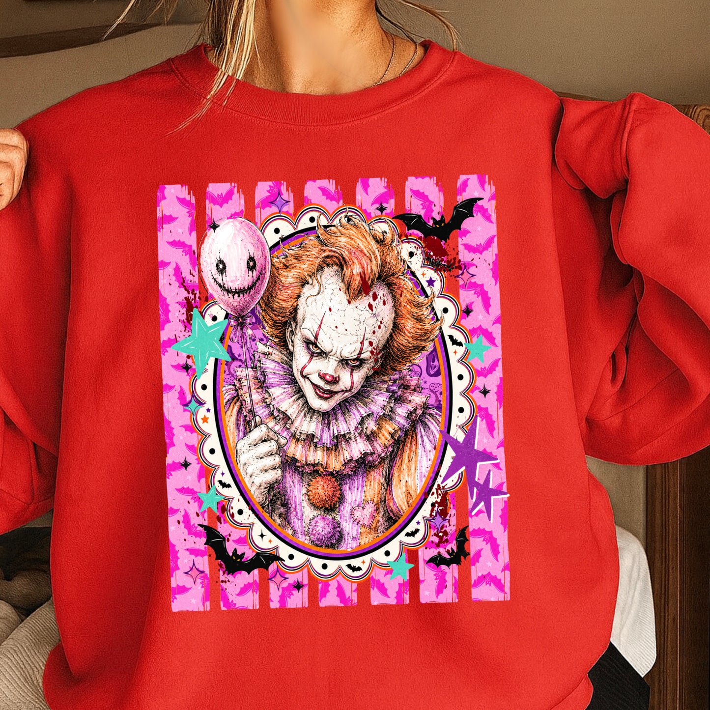 Horror Film Character Crewneck Sweatshirt