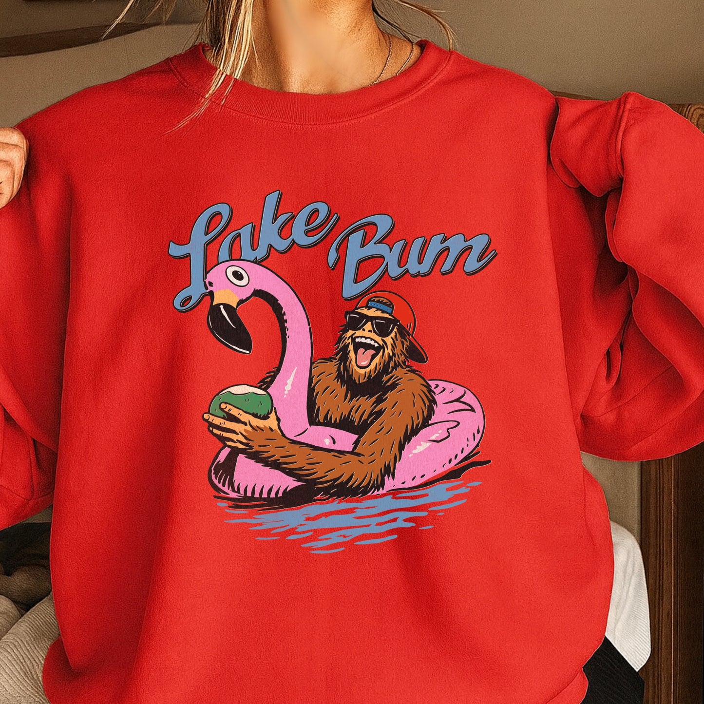Lake Bum Crewneck Sweatshirt