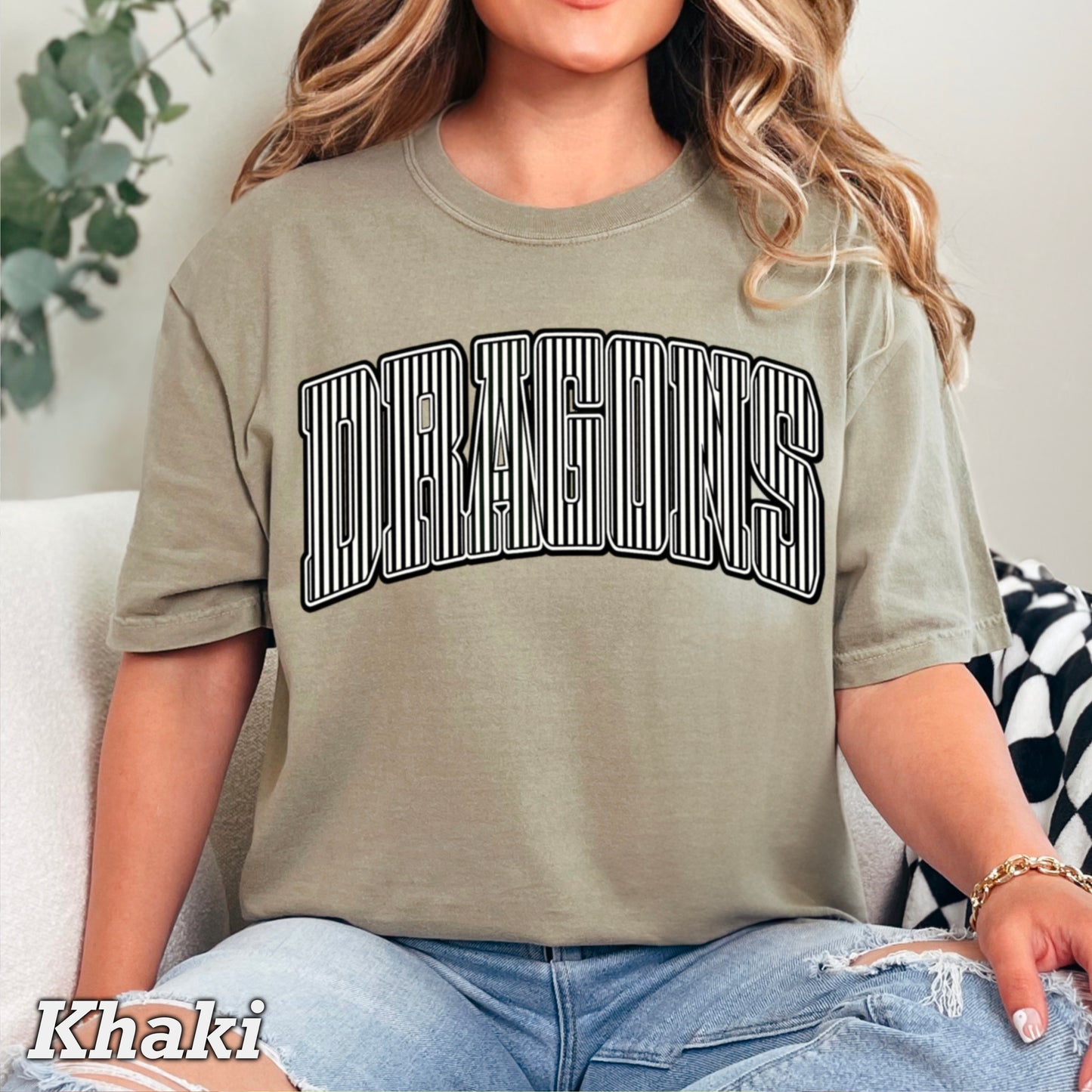 Dragons Comfort Color Graphic Tee