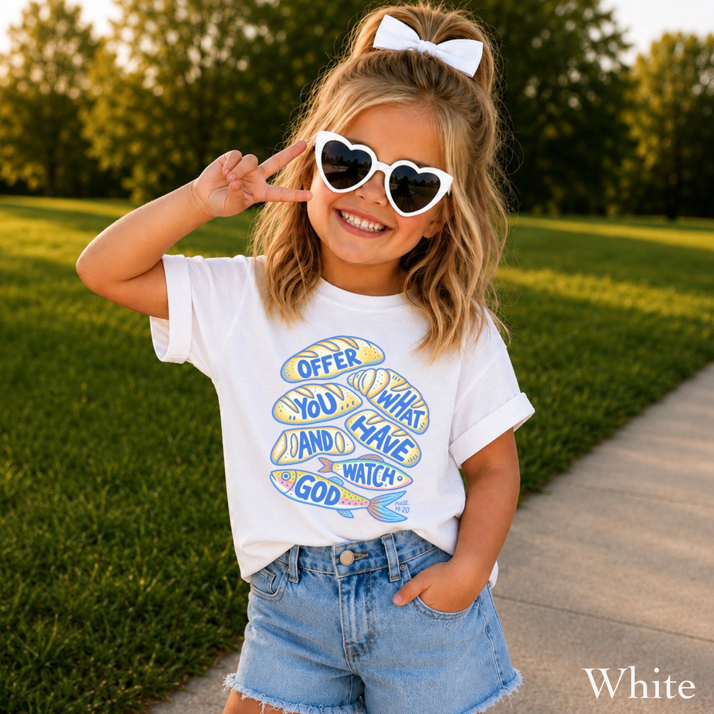 Offer What You Have And Watch God Youth Comfort Color T-Shirt