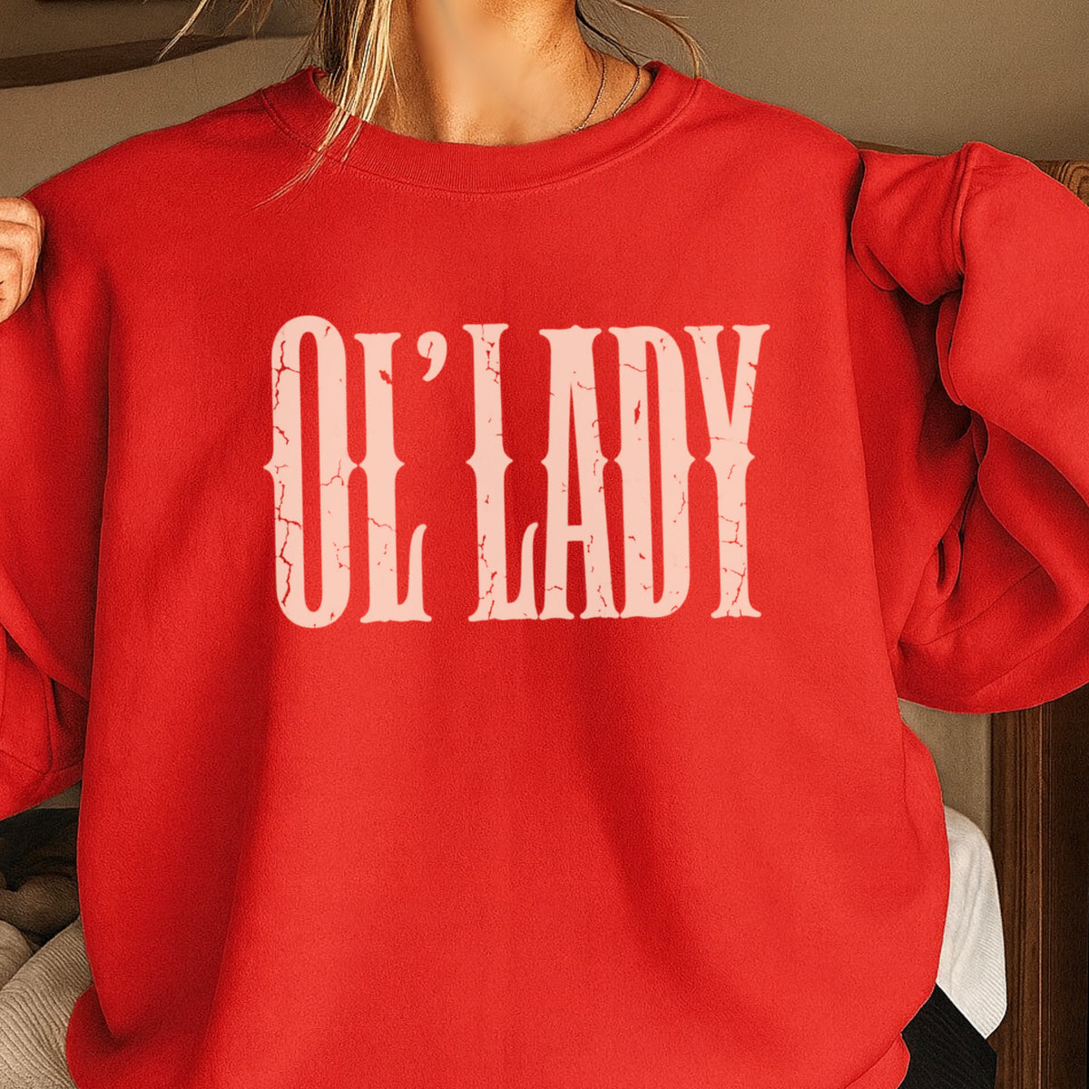 Ol’ Lady Crewneck Sweatshirt