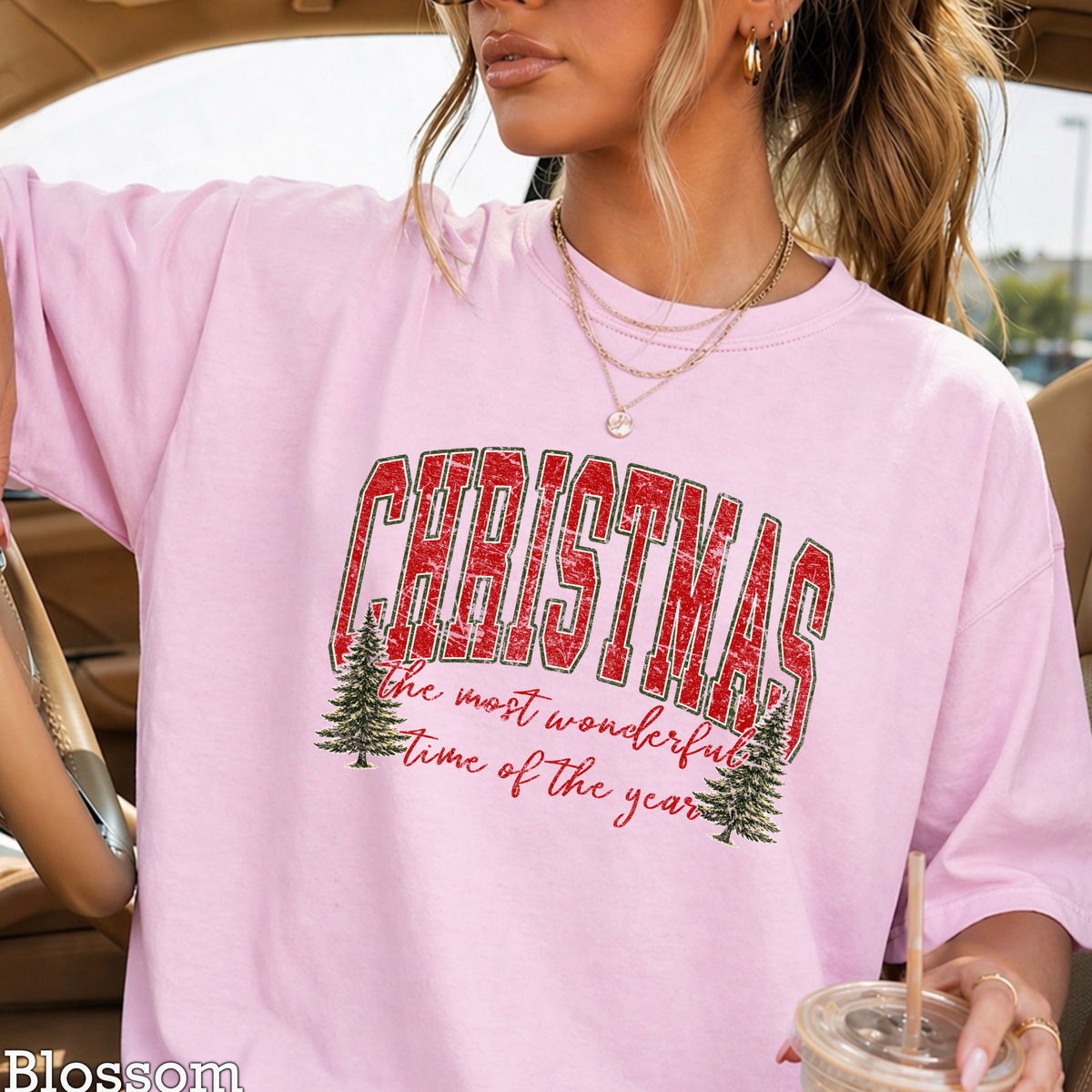 It's The Most Wonderful Time Of The Year Christmas Comfort Color Graphic Tee
