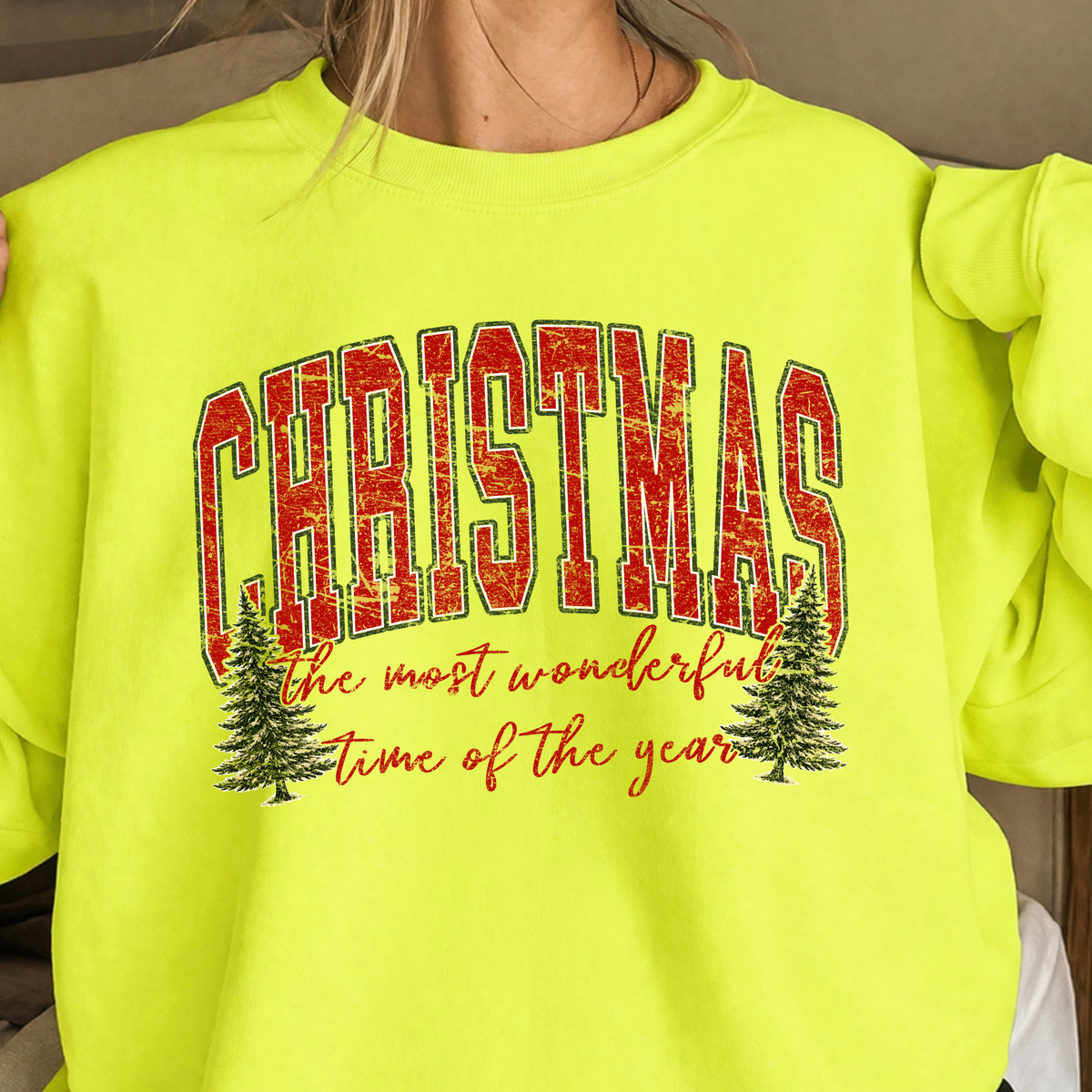 The Most Wonderful Time Of The Year Christmas Crewneck Sweatshirt