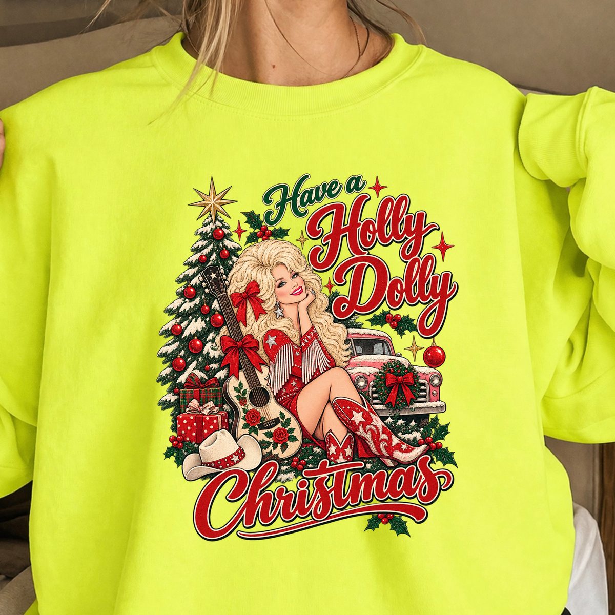 Have A Holly Christmas Crewneck Sweatshirt