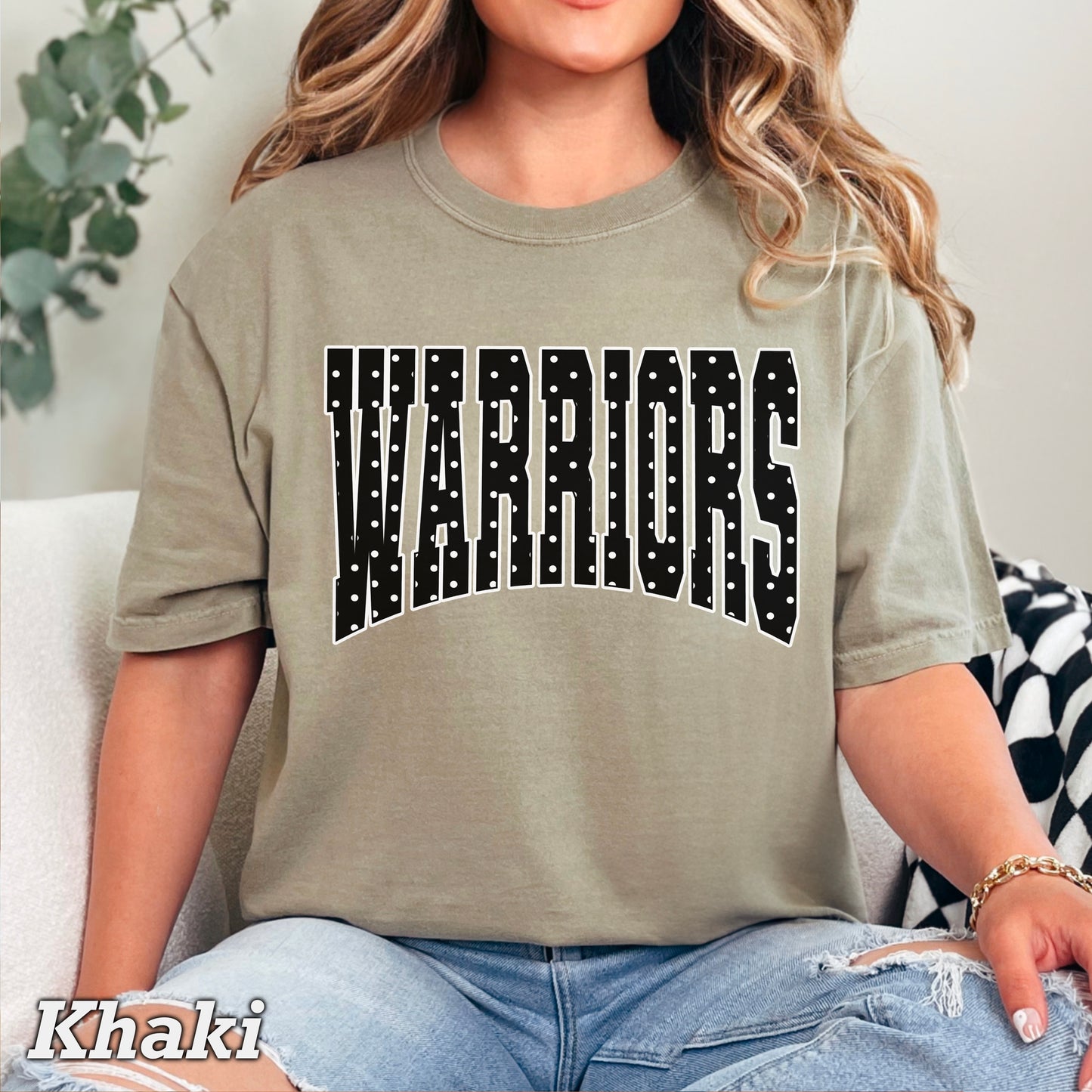 Warriors Comfort Color Graphic Tee