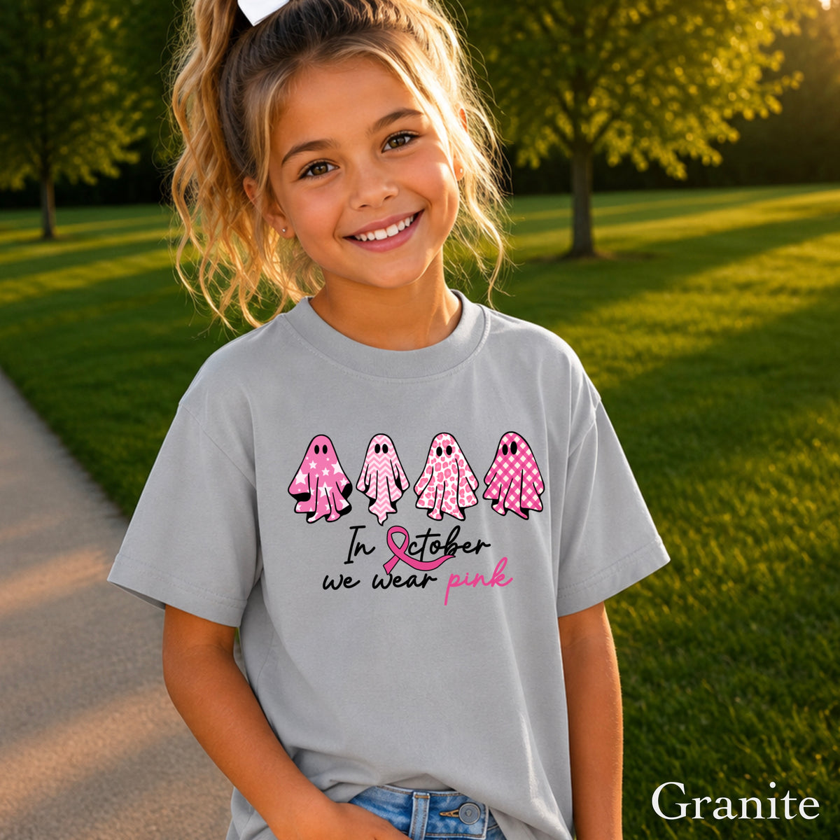 On Wednesdays We Wear Pink Youth Comfort Color T-Shirt