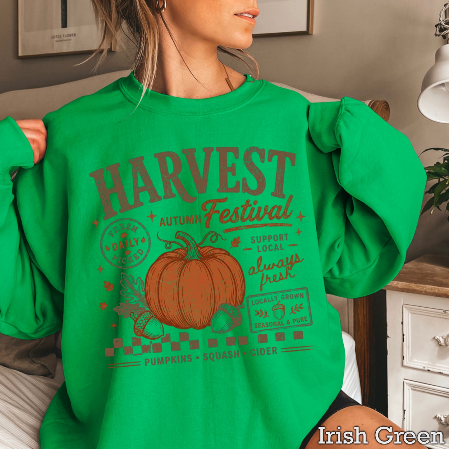 Harvest Festival Fall Crewneck Sweatshirt