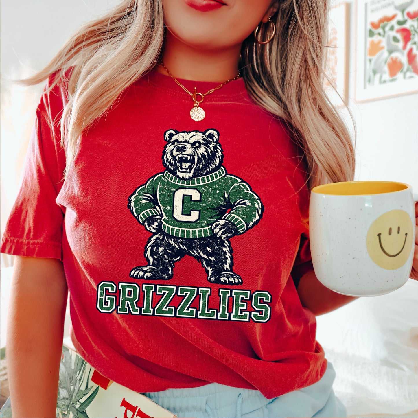 Grizzlies Comfort Color Graphic Tee