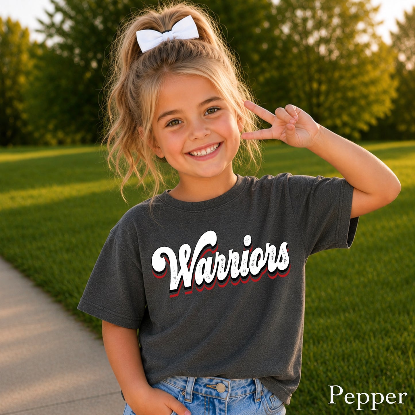 Warriors Youth Comfort Color T-Shirt