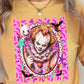 Horror Film Character Halloween Comfort Color Graphic Tee