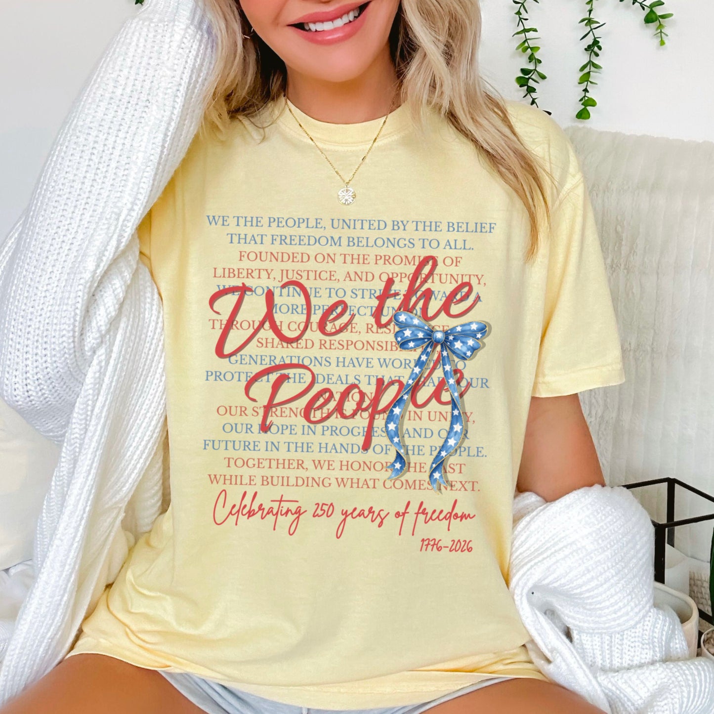 We The People Comfort Color Graphic Tee