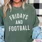 Fridays And Football Comfort Color Graphic Tee