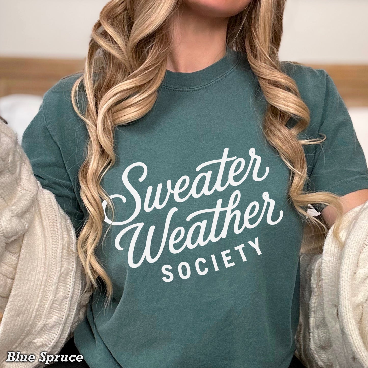 Sweater Weather Society Comfort Color Graphic Tee