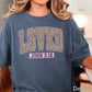 Leopard Loved John 3:16 Valentine’s Day Comfort Color Graphic Tee
