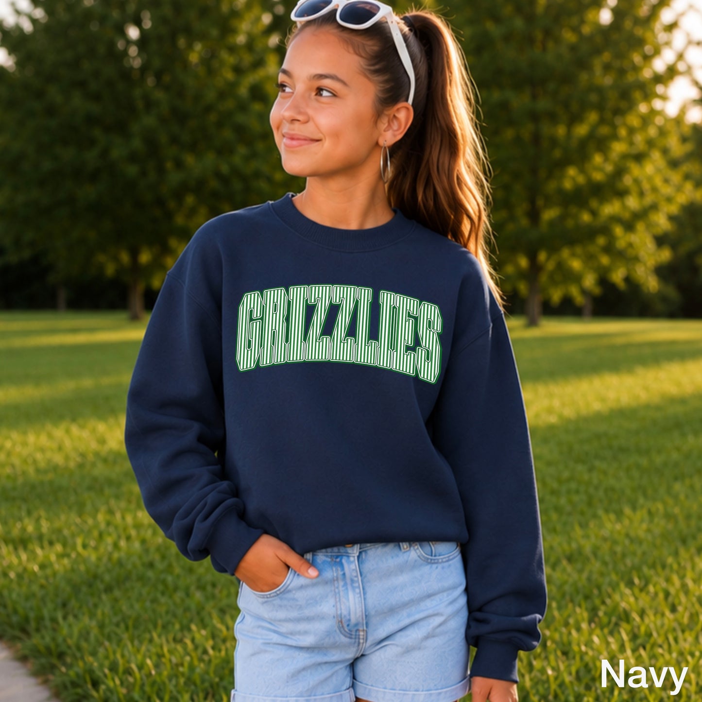Grizzlies Youth Crewneck Sweatshirt