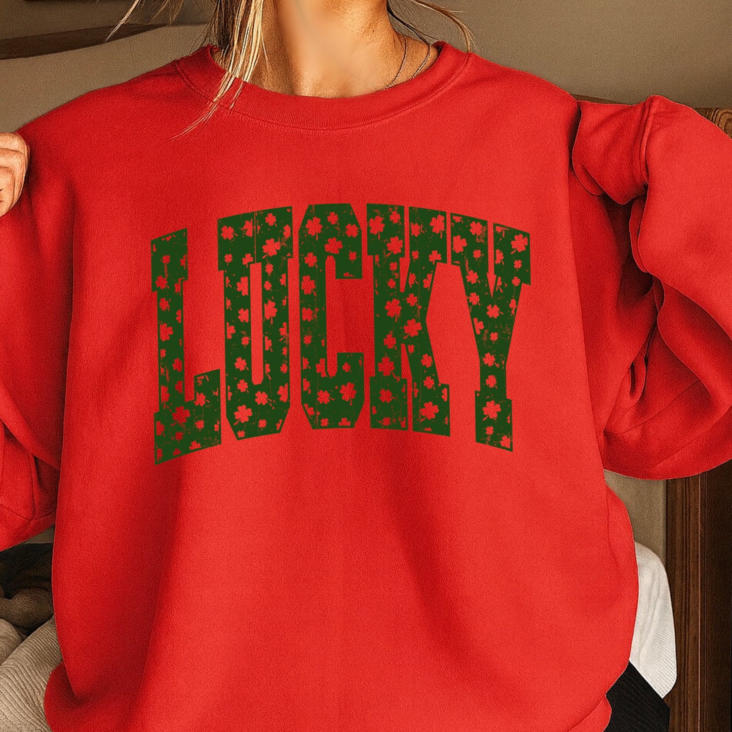 Lucky St. Patrick’s Day Crewneck Sweatshirt