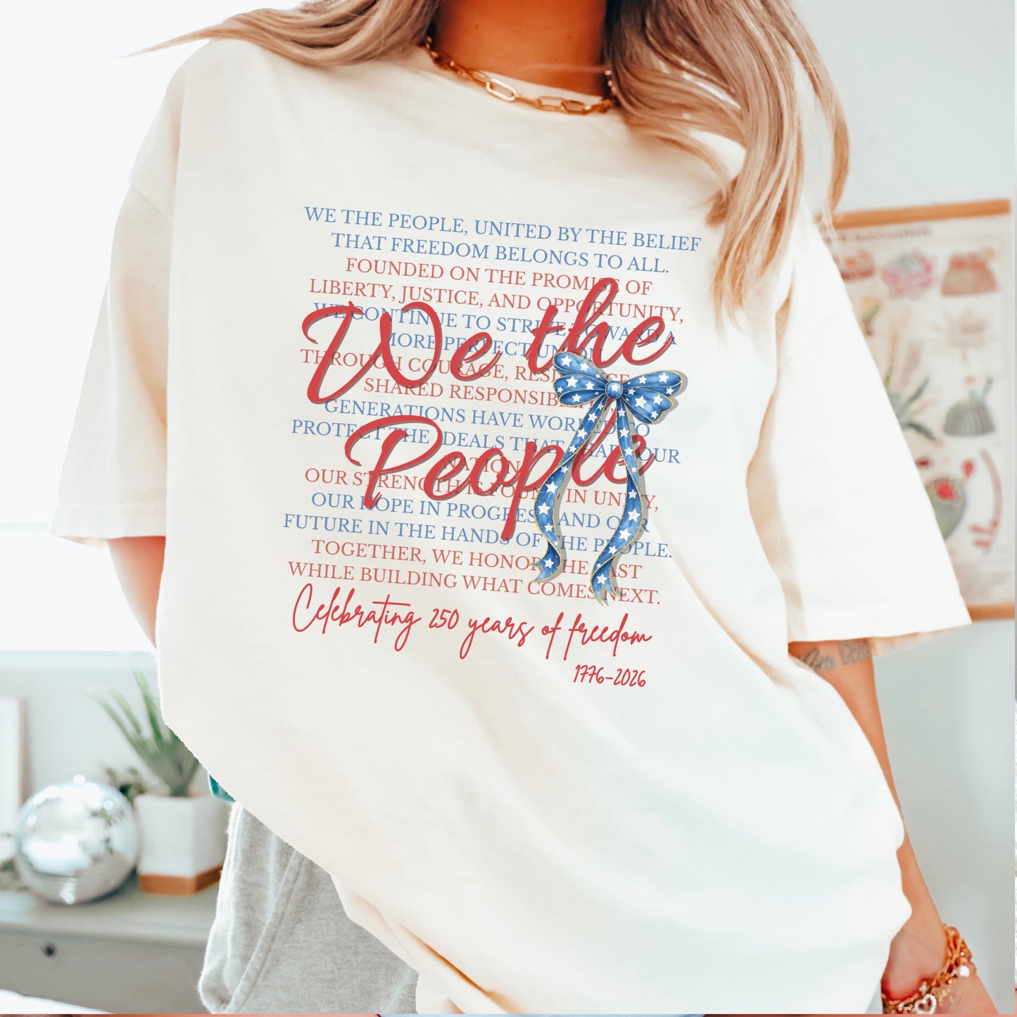 We The People Comfort Color Graphic Tee
