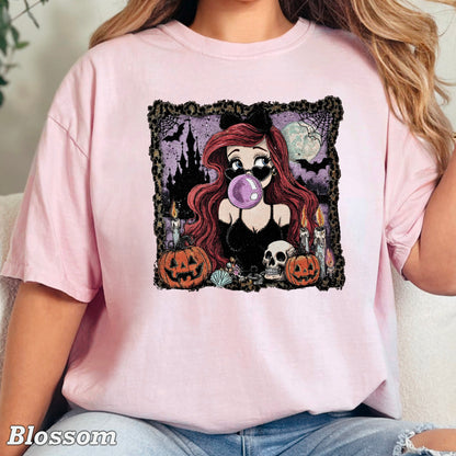 Halloween Princess Halloween Comfort Color Graphic Tee